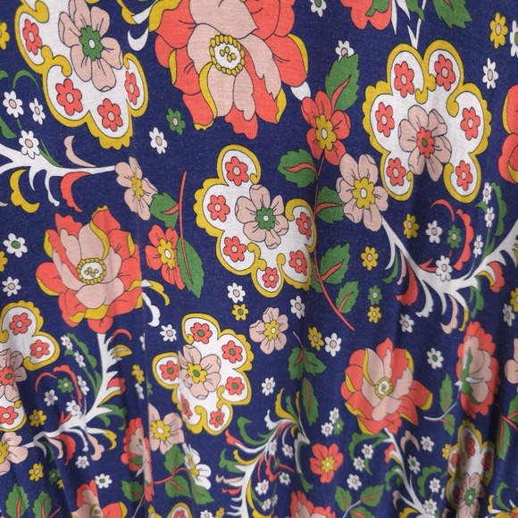 Boden Georgia US 10R Jersey Sleeveless Stretch V-Neck Floral Maxi Dress J0152 - Picture 8 of 11